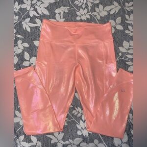 Shimmering Peach Leggings